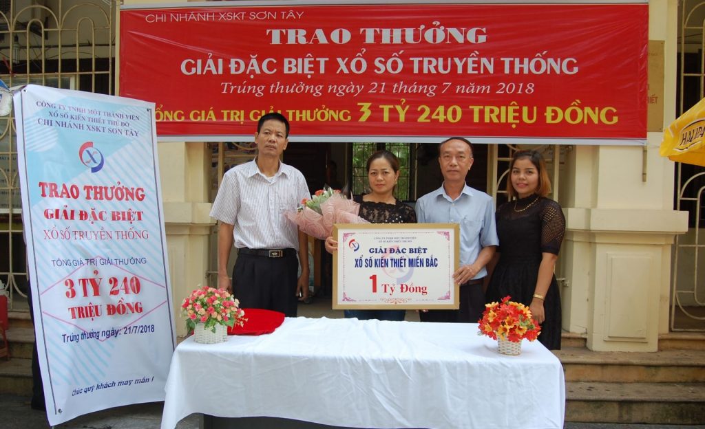thủ tục nhận thưởng xổ số